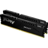 Kingston FURY Beast schwarz DIMM Kit 64GB, DDR5-6400, CL32-39-39, on-die ECC (KF564C32BBEK2-64)