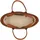 Michael Kors Lg Buckle Tote Shopper Leder Brown