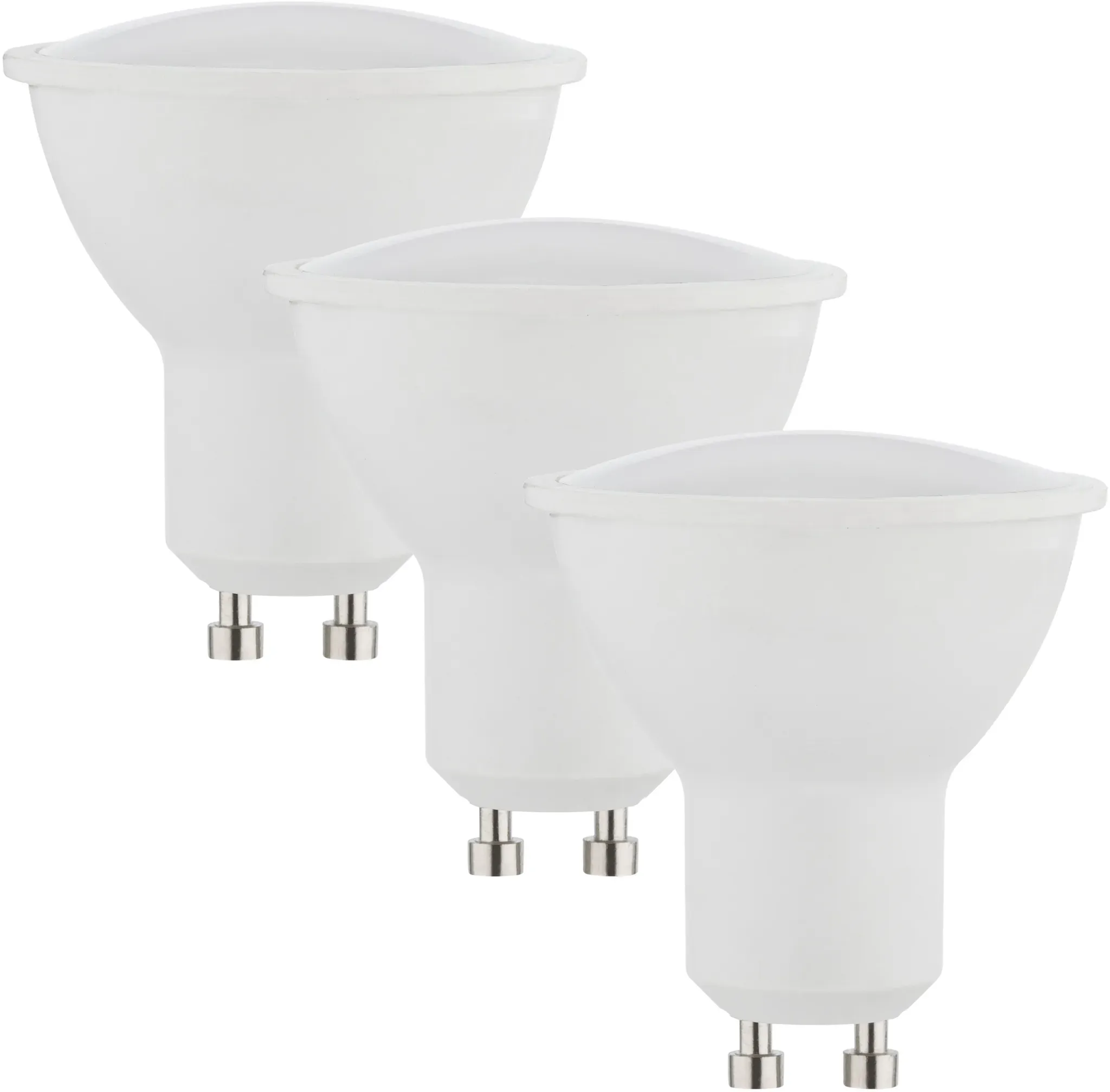Müller Licht LED Leuchtmittel Reflektorform 3er Set 6W GU10 470lm 2700k (Warmwei...