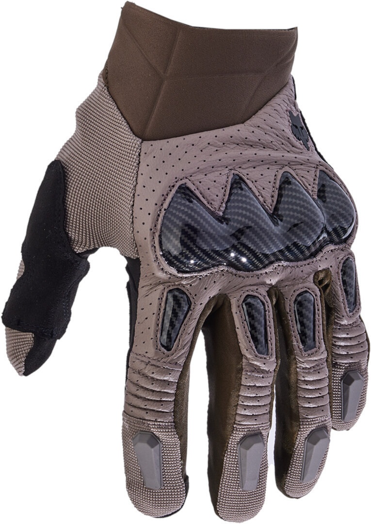 FOX Bomber 2023 Motorcross handschoenen, bruin, XL