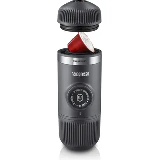 WACACO Nanopresso + NS Adapter, Kaffeebereiter, Schwarz
