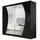 Mirjan24 Schiebetürenschrank London IX 180 x 215 x 58 cm Schwarz