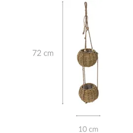 home&styling collection Blumentopf 72 x 72 cm Braun
