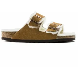 Birkenstock Arizona Lammfell Veloursleder mink 36