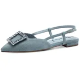 TAMARIS Da.-Sling für Damen, blau, Größe 39 EU
