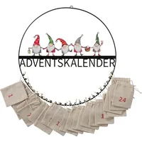 Boltze Adventskalender Harald DIY Weihnachtskalender selber füllen Stoffsäckchen