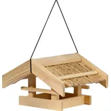 Dobar Vogelhaus Torshavn mit Schilfdach zum Aufhängen 30 cm x 28 cm x 20 cm FSC®