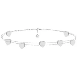 GOOD.designs Armkette mit Herzanhänger Silber Edelstahl
