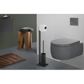 Zack WC-Bürstengarnitur Linea Schwarz