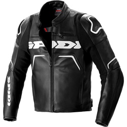 Spidi Evorider 2, Lederjacke - Schwarz/Weiß - 56