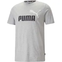 Puma Puma, Herren, Sportshirt, ESS+ 2 Col Logo Tee (3XL), Grau, 3XL