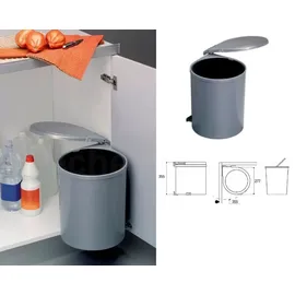 Victory Einbau-Abfallsammler 13 l Silbergrau