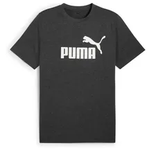 Puma Unisex ESS No. 1 Logo Heather Tee Dark Gray heather