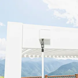 pergoline Pergola 600 x 255 x 300 cm weiß
