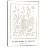 reinders Bild Slim Frame Wood (Papiers Decoupes, B x H: 50 x 70 cm)