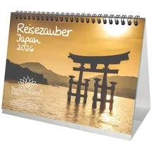 Seelenzauber Reisezauber Japan DIN A5 Tischkalender für 2026 Japan Tokio Stadt Reise Land Urlaub
