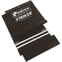 Unicorn Information System Unicorn Striker Dart Mat, leichtgewichtige EVA Dartmatte, schwarz