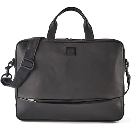 Harbour 2nd City Lights Aktentasche Leder 40.5 cm Laptopfach schwarz