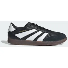 adidas Predator Freestyle IN Fußballschuh - Core black/cloud white/gold met. 39 1/3