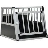 vidaXL Hundetransportbox 54 x 69 x 50 cm Silber