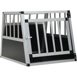 vidaXL Hundetransportbox 54 x 69 x 50 cm Silber