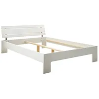 Pol-Power Futonbett »Brest«, Weiß Hochglanz - 145 x 74 x 213 cm (B/H/T)
