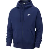 Nike Sportswear Club Fleece Kapuzenjacke Herren midnight navy/midnight navy/white S