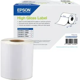 Epson High Gloss Label - Continuous, 76 mm x 33m, Endlos-Etiketten, Papier, glänzend