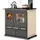 prometey ltd Küchenofen Holzherd ECO LUX INOX, Edelstahlbackfach, creme, rechte Version