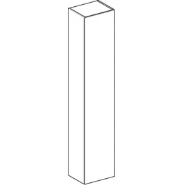 Geberit iCon Hochschrank 36 x 180 x 29,1 cm Weiß Glas