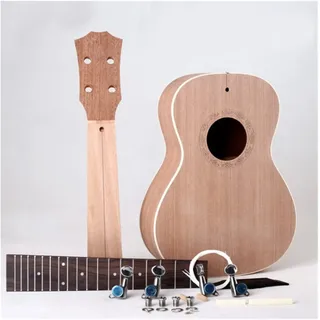 Ukulele 23-Zoll-Ukulele-Bausatz Tenor-Ukulele-Bausatz Hawaii-Gitarre Palisander-Griffbrett mit Stiften Saitenstegmutter Anfänger Ukulele