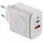 SOTech USB 3 in 1 Netzteil Schnellladegerät Ladeadapter Weiß mit USB A USB C und Kabellose Ladefunktion für Apple Watch