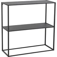 Svita Konsolentisch Beistelltisch Standregal Industrial Design Metall Schwarz -