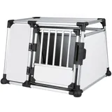 Trixie Transportbox Aluminium 93 x 64 x 81 cm Hellgrau/Silber