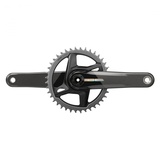 Sram Unisex – Erwachsene Force 1 D2 Fahrradkettenblatt, Schwarz, 172.5mm