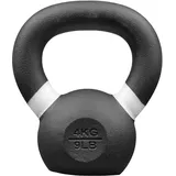 METIS Profi Gusseisen-Kettlebell [4 kg - 40 kg] | Professionelle Fitnessausrüstung - Strapazierfähige Hantel | Krafttraining/Funktionelles Training | Einzeln oder als gesamtes Set verkauft (4kg)