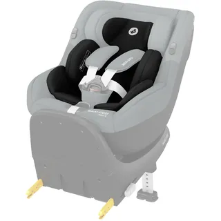 Maxi-Cosi Pearl S Einlage für Neugeborene, Autositz Neugeboreneneinlage, 0–3 Monate, 40–60 cm, waschmaschinenfeste Maxi-Cosi Pearl S Einlage für Neugeborene, Eco Care Stoffe, Authentic Black