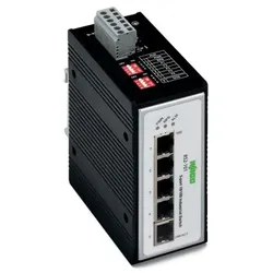 Wago 852-101 Industrial-Switch, 5 Ports 100Base-TX, schwarz 852101