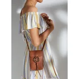 LASCANA Umhängetasche Damen braun-goldfarben Gr.