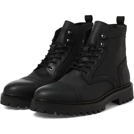 JACK & JONES Enzo Leather Herren Schwarz 46
