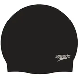 Speedo Plain Moulded Silicone Badekappe schwarz Einheitsgröße