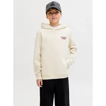 Jack & Jones Junior Kapuzensweatshirt bedruckt Weiß 164