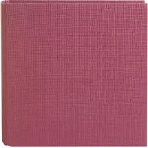 Goldbuch Ringbuch A5 Bella Vista fuchsia 20x22 cm Leinen 2-Ringmechanik