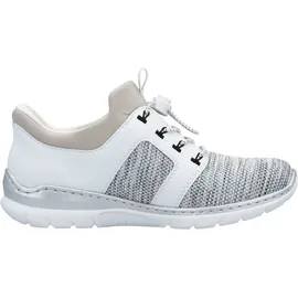 Rieker Slip-Ons Grau/Weiß Damen 37