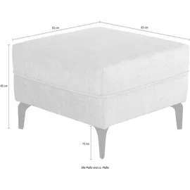 Jockenhöfer Hocker Novara 65 x 46 x 65 cm Polyester Lila