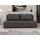 Homesy Schlafsofa Schlafsofa FACILE mit Bettkasten – Moderne 2-in-1 Couch mit Stauraum, mit Relaxfunktion grau|schwarz