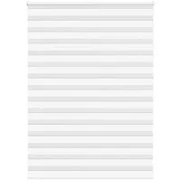 VidaXL Rollo Zebrarollo Weiß 165x230 cm Stoffbreite 160,9 cm
