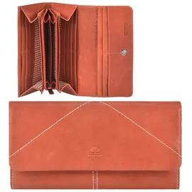 GREENBURRY Tumble Nappa Geldbörse Damen orange