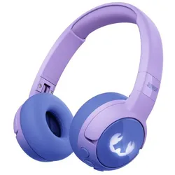 Code Junior Ohraufliegender Bluetooth Kopfhörer kabellos 48 h Laufzeit  (Blau, Lila)