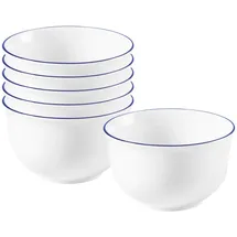 SELTMANN WEIDEN Müslischalen Compact Blaurand Blau 6-tlg.